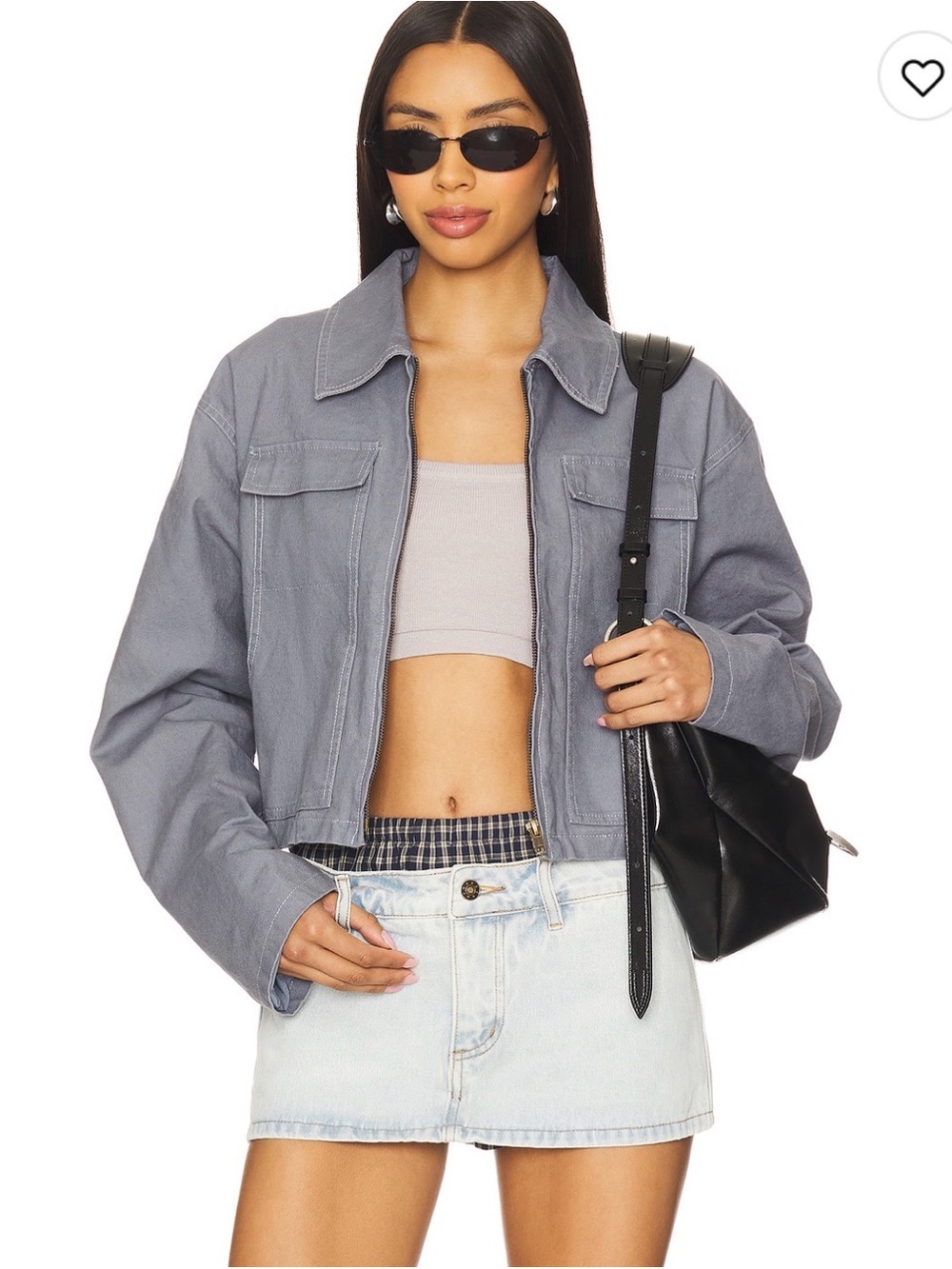 Lioness Nautica Jacket in Washed Blue NWT